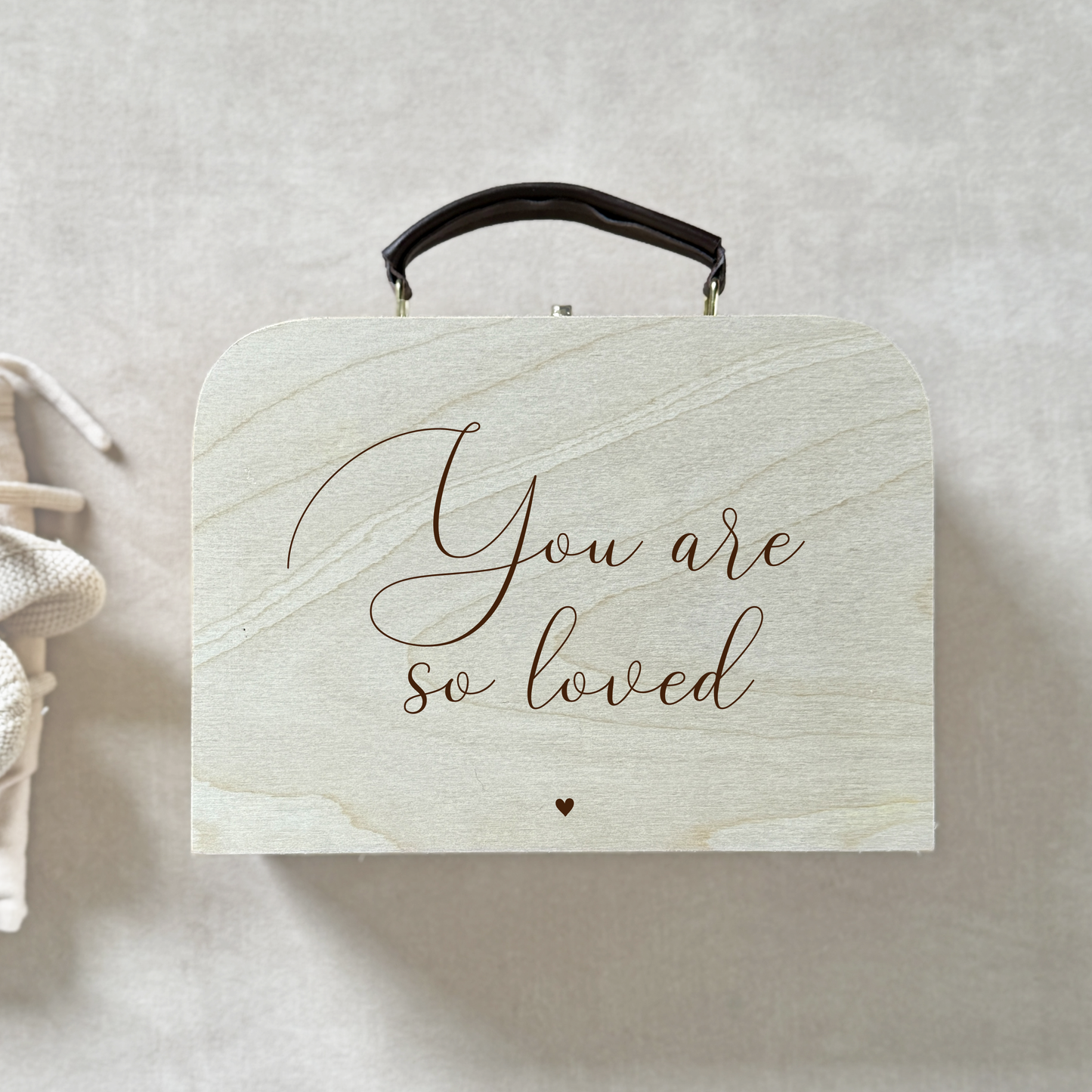 Houten Kinderkoffertje You are so Loved