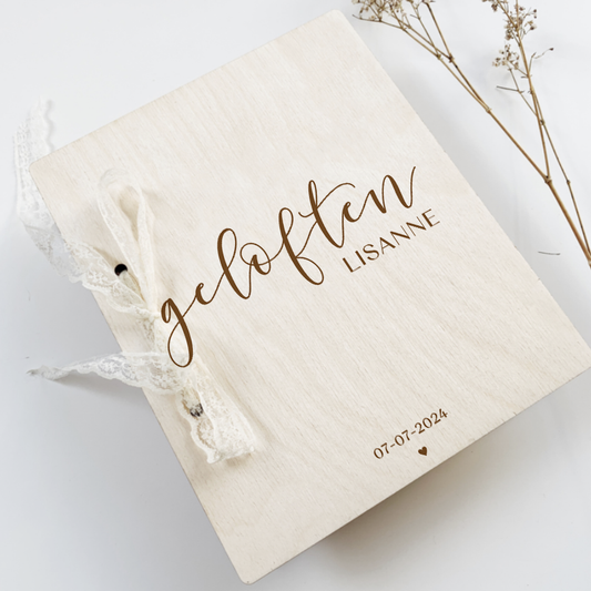 Houten Omslag Geloften